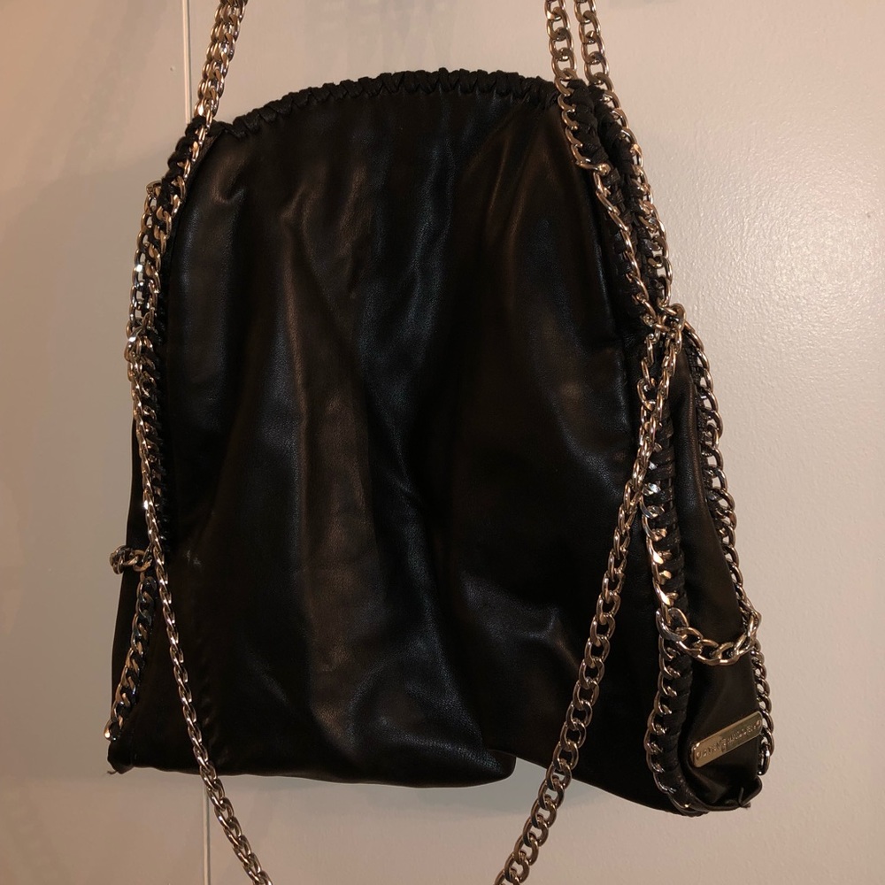 Black chain purse